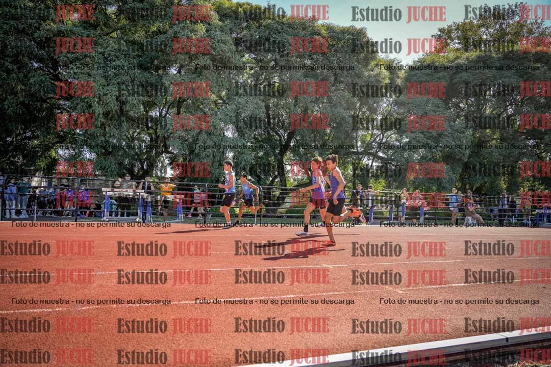 Fotos de los 100 m llanos de varones