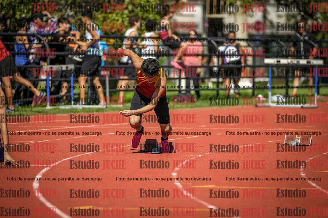 Fotos de los 200 m llanos de varones