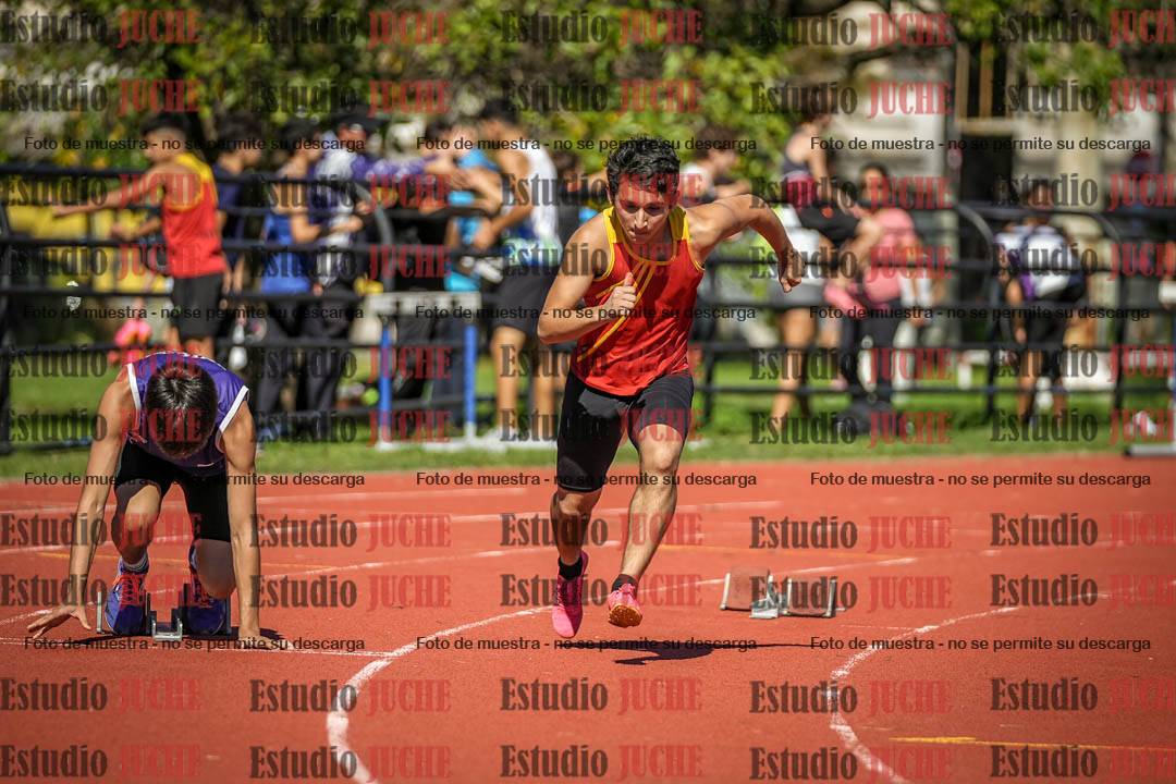 Fotos de los 200 m llanos de varones