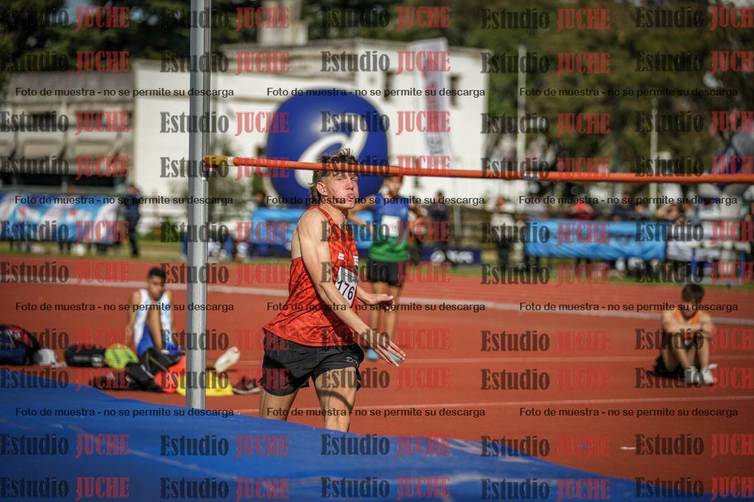 Fotos del salto en alto de varones