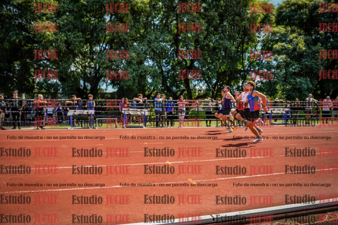 Fotos de los 100 m de varones