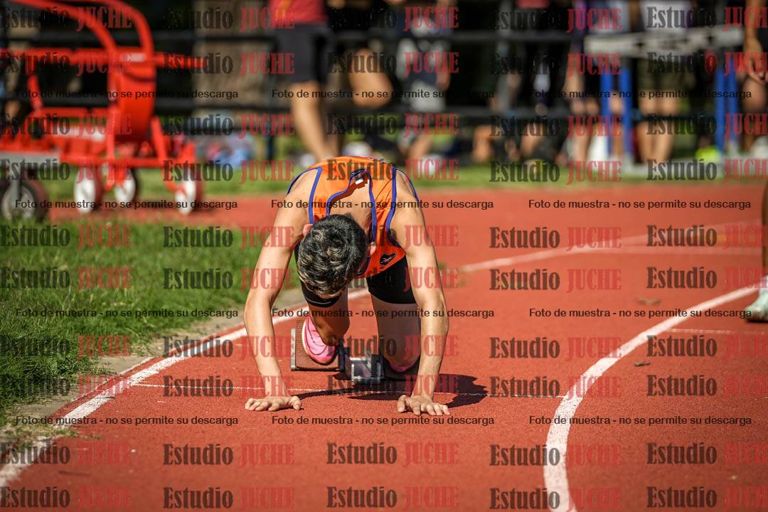 Fotos de los 200 m llanos de varones