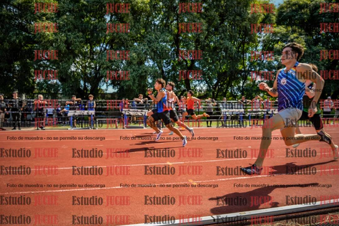 Fotos de los 100 m de varones