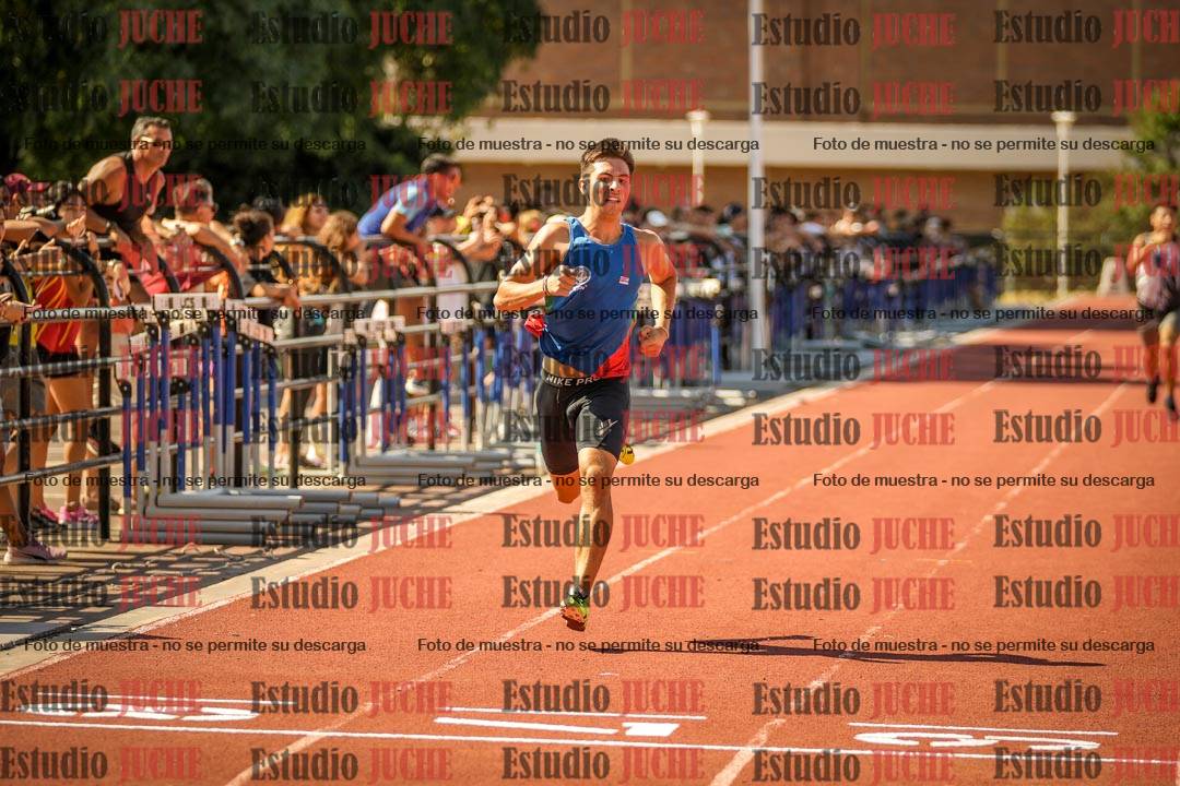 Fotos de los 400 m llanos de varones