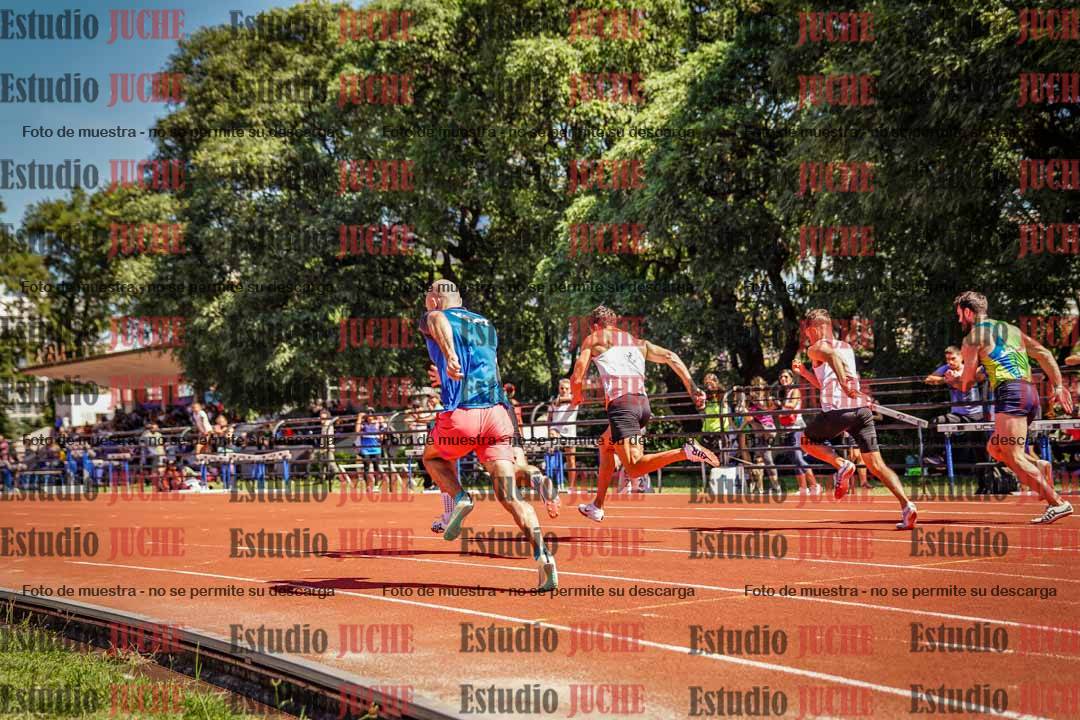 Fotos de los 100 m llanos de varones