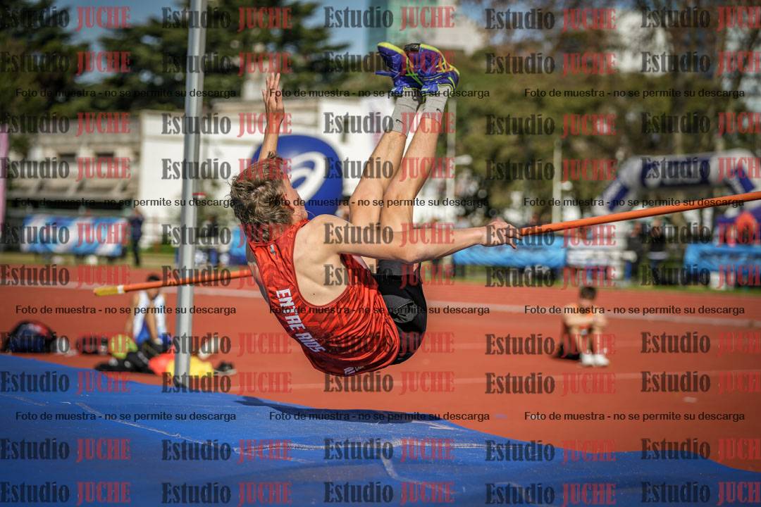 Fotos del salto en alto de varones