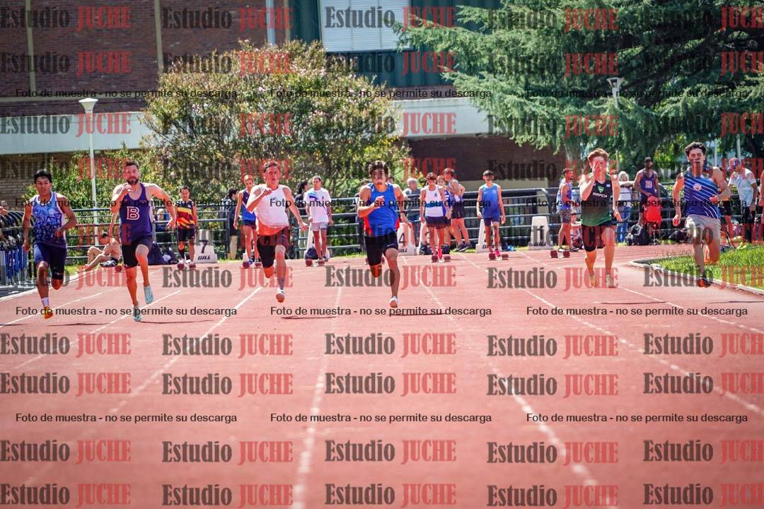 Fotos de los 100 m de varones