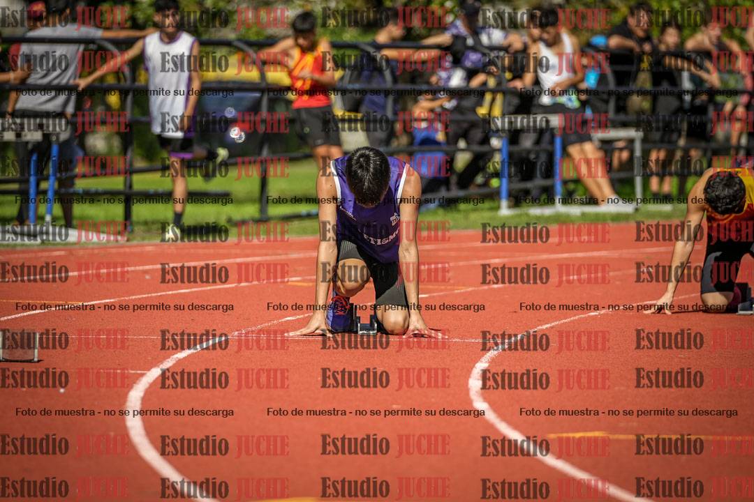 Fotos de los 200 m llanos de varones