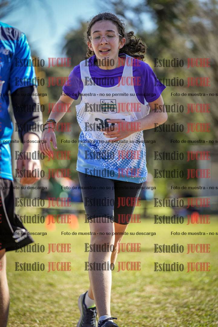Fotos de la llegada del cross de 1500 m
