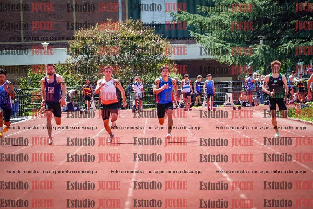 Fotos de los 100 m de varones