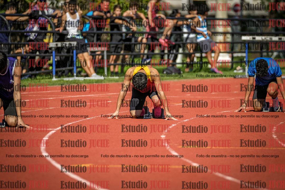 Fotos de los 200 m llanos de varones
