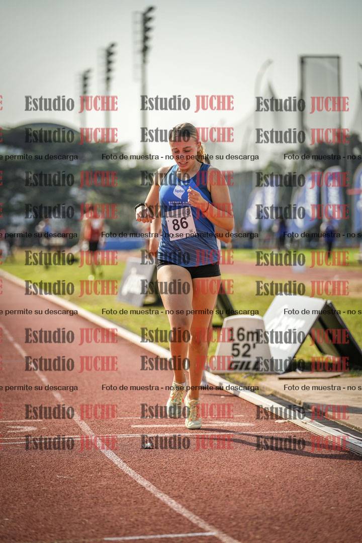 Fotos de los 800 m llanos de mujeres - heptatlón 7