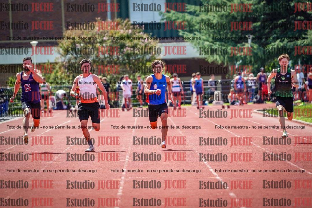 Fotos de los 100 m de varones