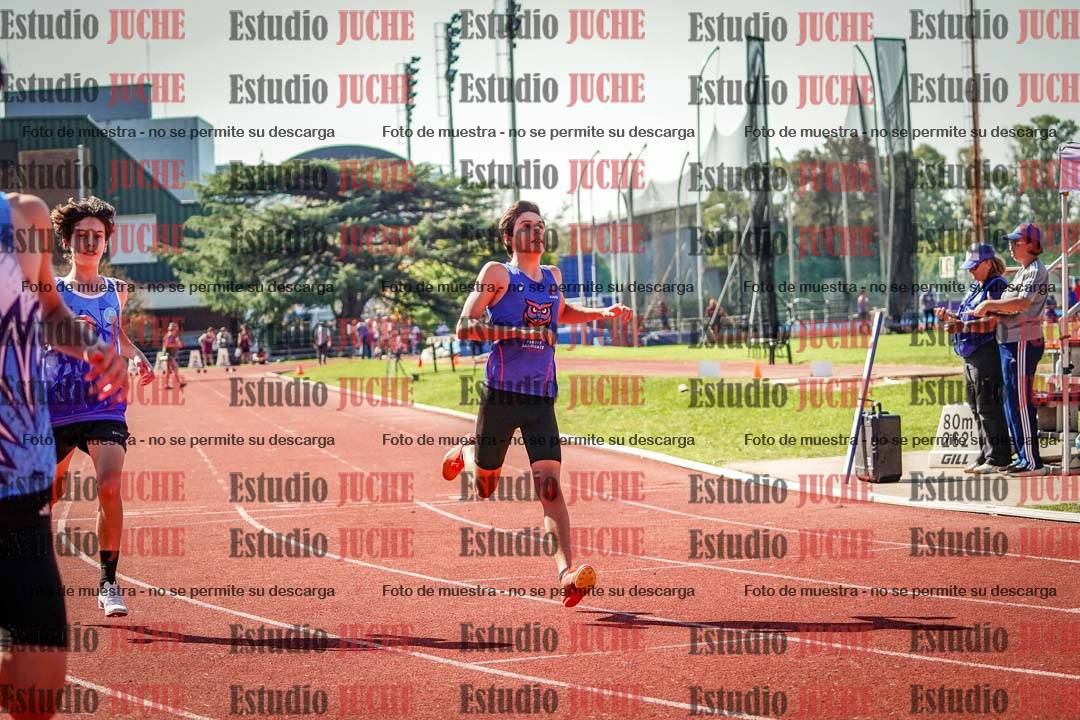 Fotos de los 100 m llanos de varones