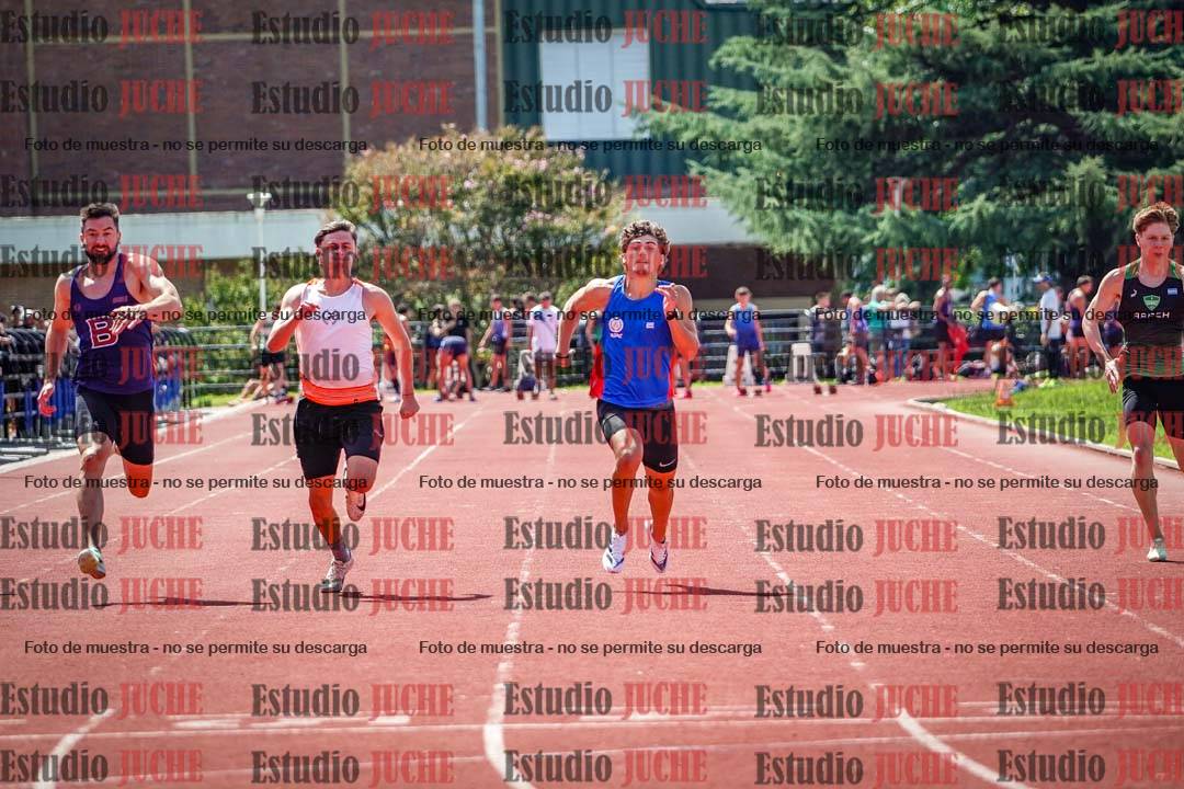 Fotos de los 100 m de varones
