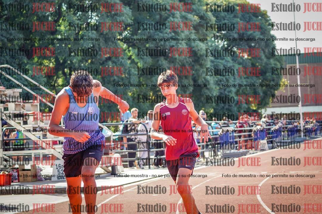 Fotos de los 100 m llanos de varones