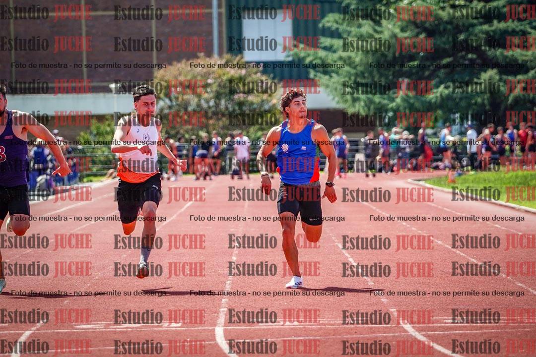 Fotos de los 100 m de varones