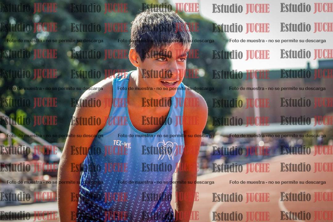 Fotos de los 100 m llanos de varones