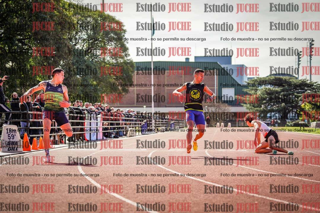 Fotos de los 200 m llanos de varones