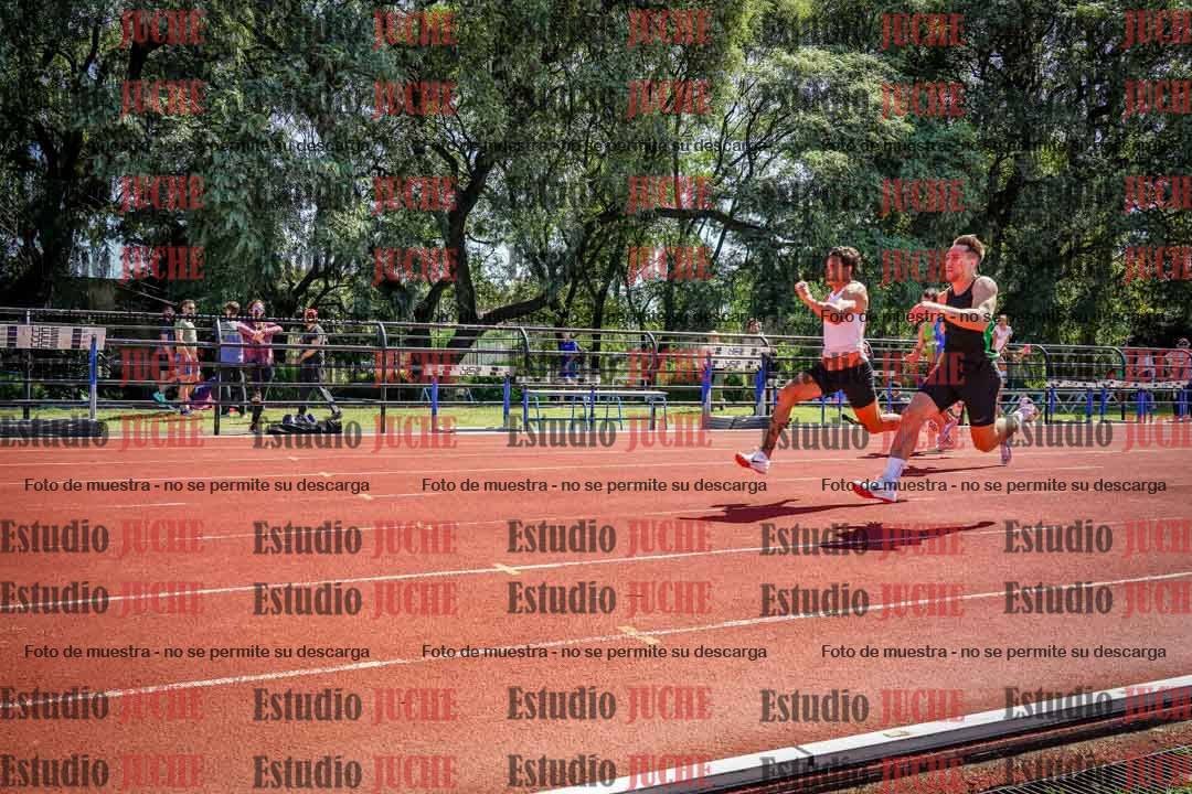 Fotos de los 100 m llanos de varones