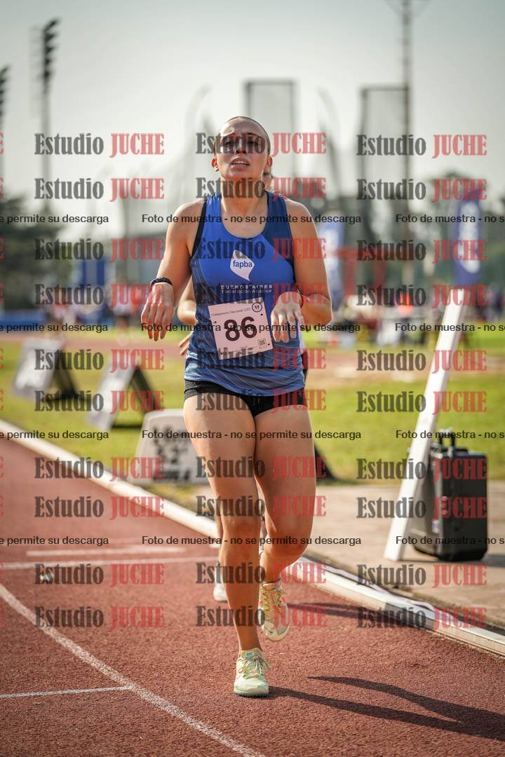 Fotos de los 800 m llanos de mujeres - heptatlón 7