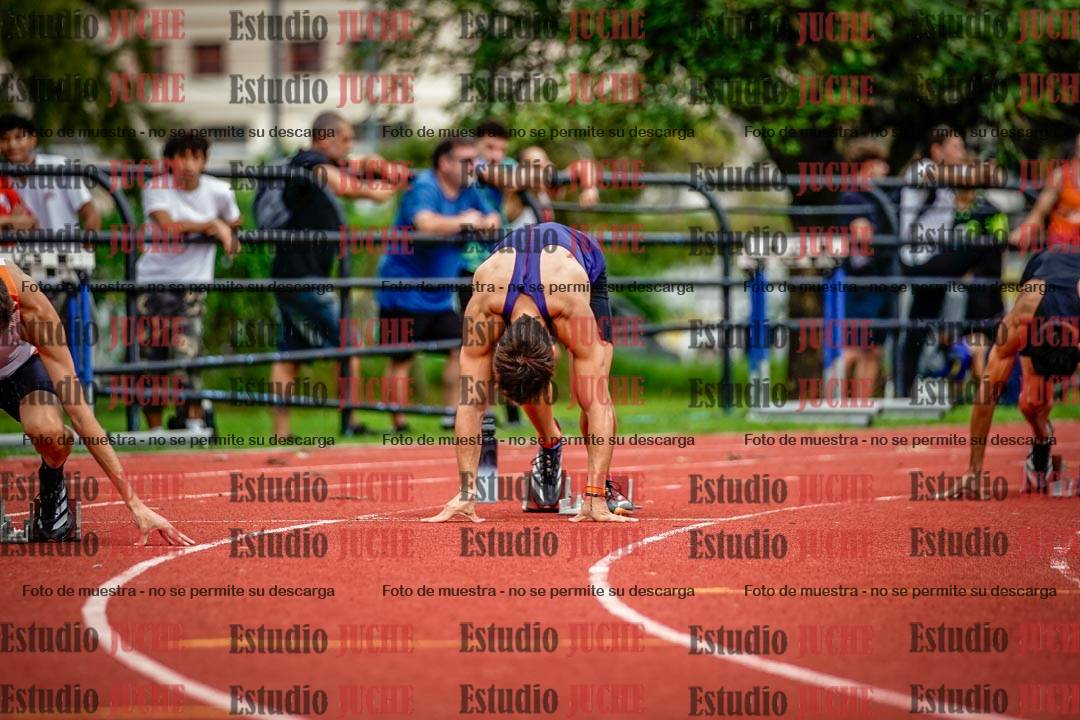 Fotos de los 200 m de varones
