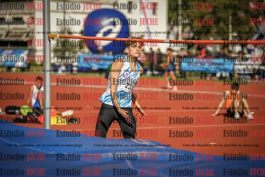 Fotos del salto en alto de varones