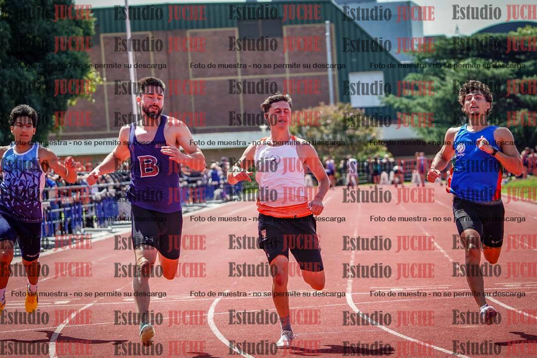 Fotos de los 100 m de varones