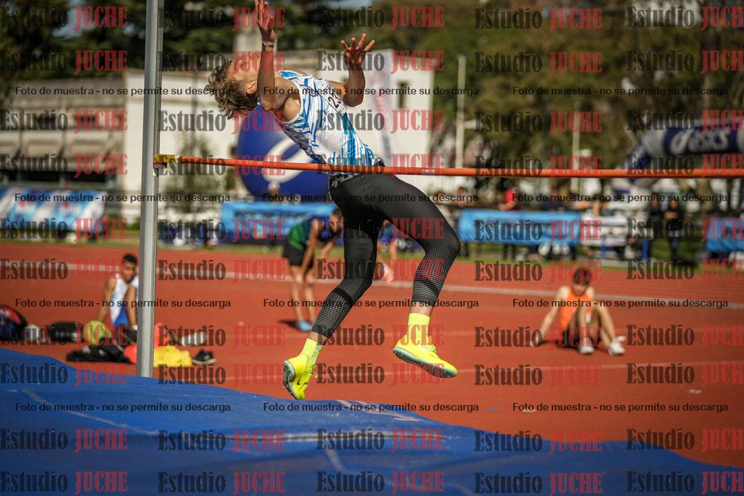 Fotos del salto en alto de varones