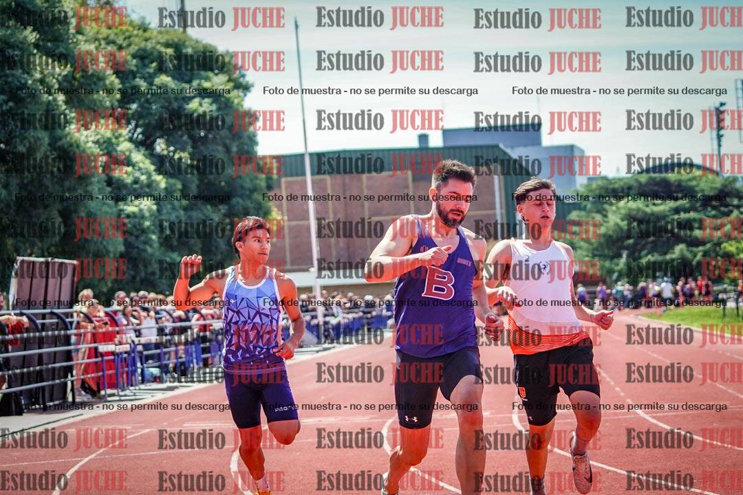 Fotos de los 100 m de varones