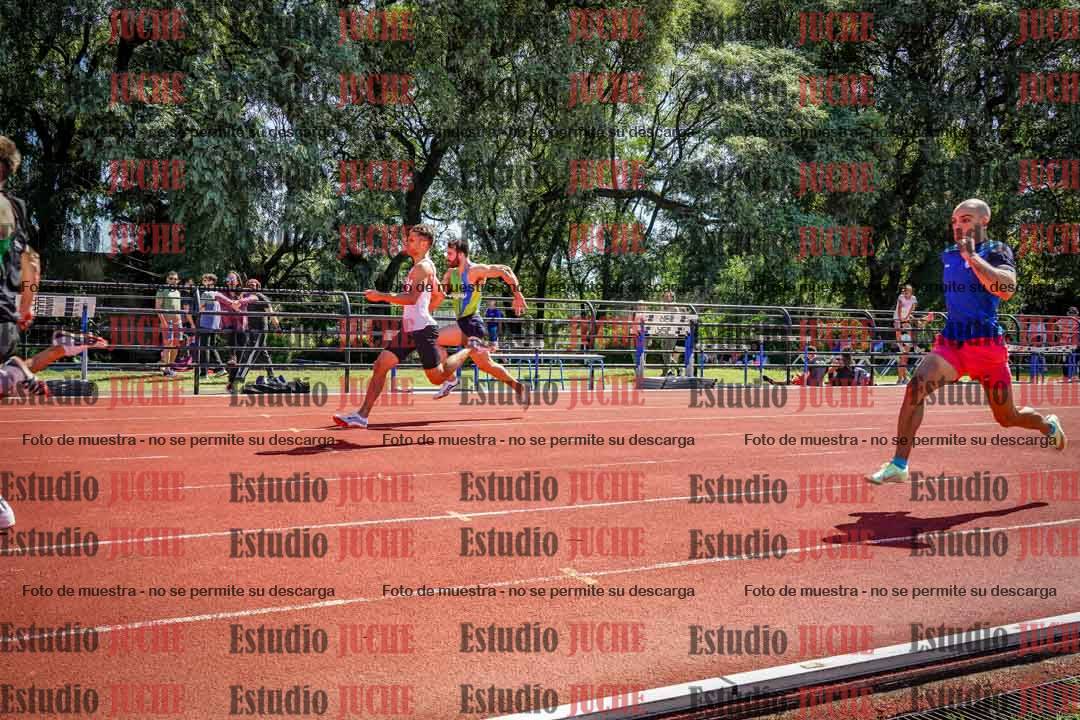 Fotos de los 100 m llanos de varones