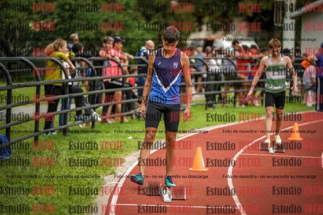 Fotos de los 400 m llanos de varones