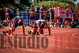 Fotos de los 100 m de varones