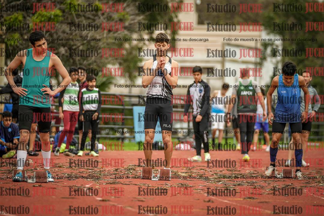Fotos de los 200 m llanos de varones