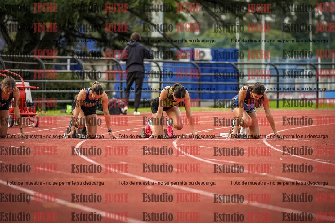 Fotos de los 100 m llanos de mujeres - FINAL