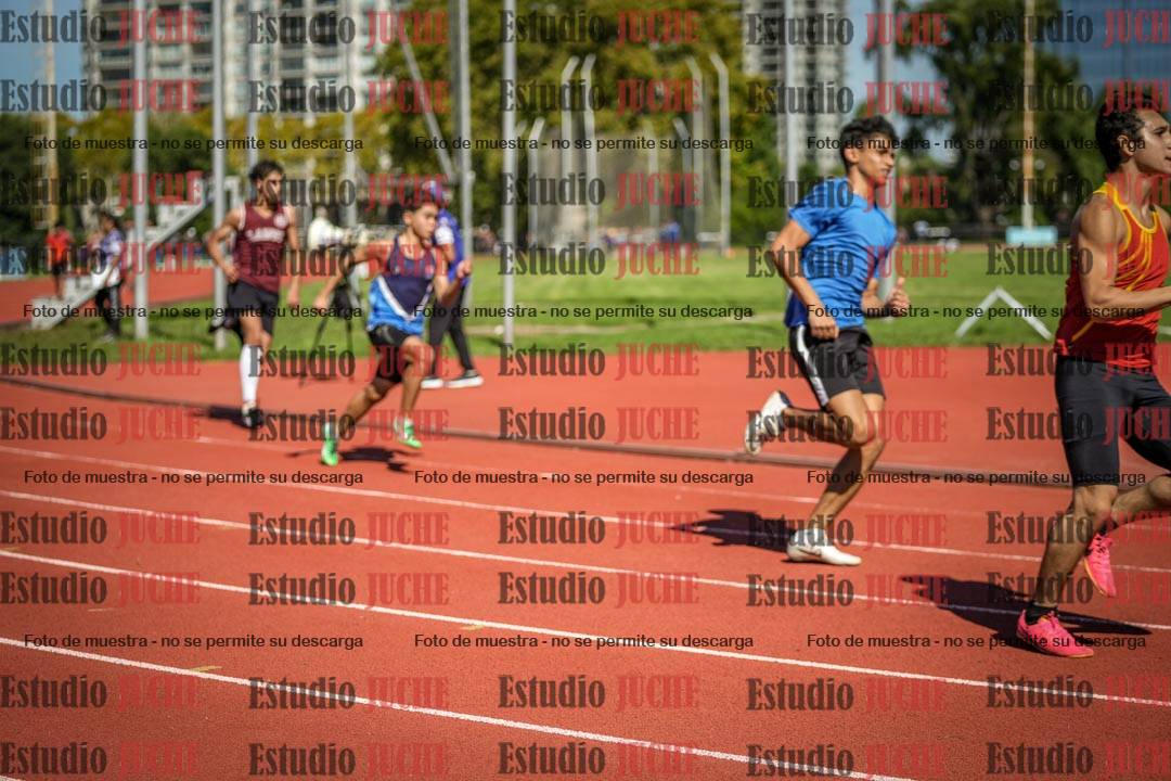 Fotos de los 200 m llanos de varones