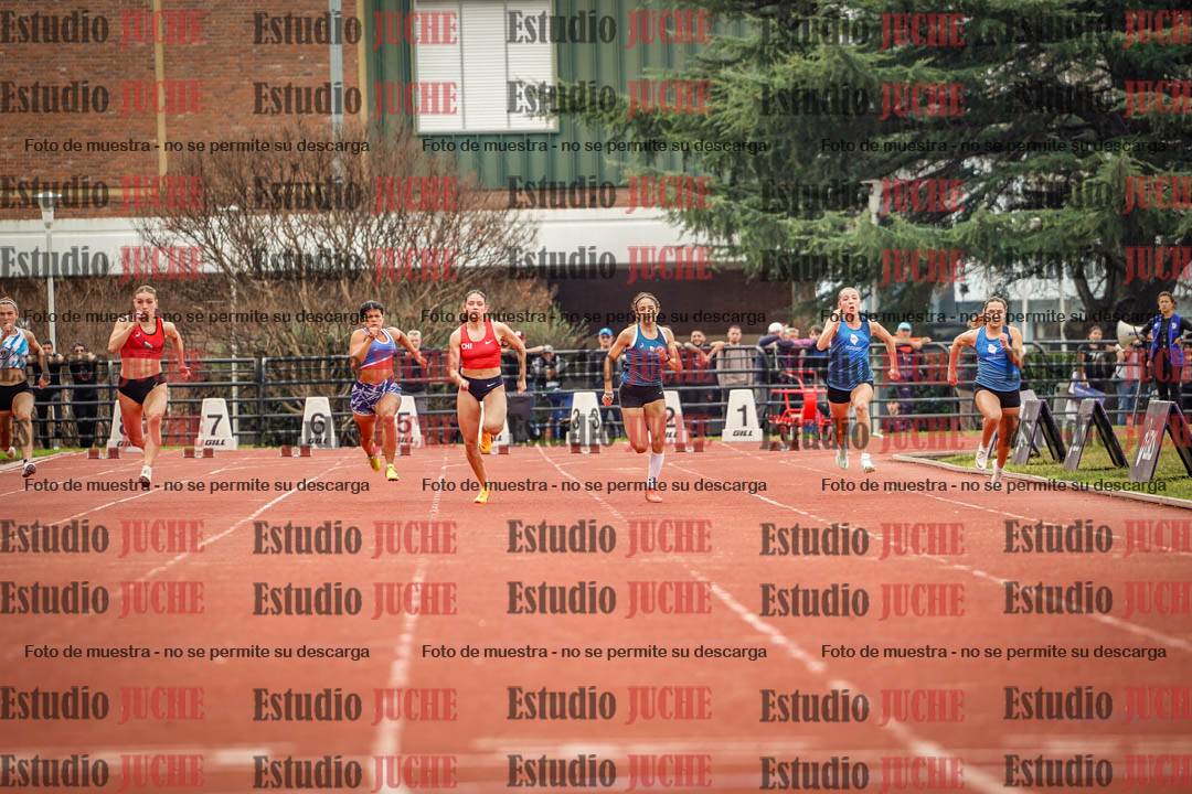 Fotos de los 100 m llanos de mujeres - FINAL