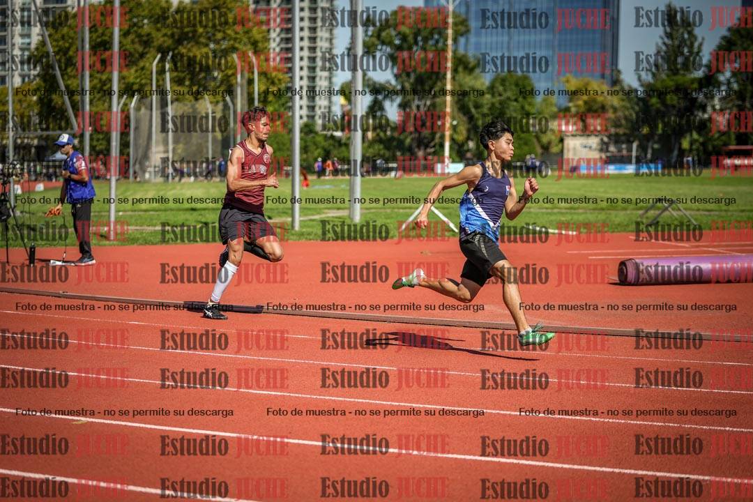 Fotos de los 200 m llanos de varones