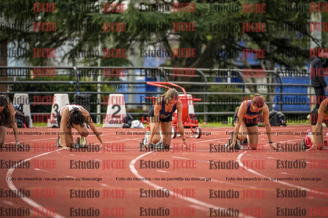 Fotos de los 100 m llanos de mujeres - FINAL
