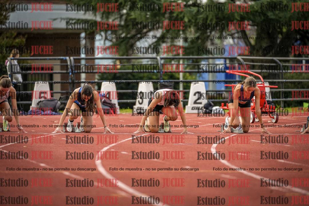 Fotos de los 100 m llanos de mujeres - FINAL