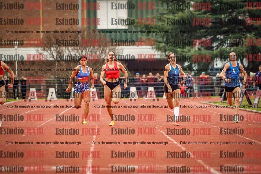 Fotos de los 100 m llanos de mujeres - FINAL