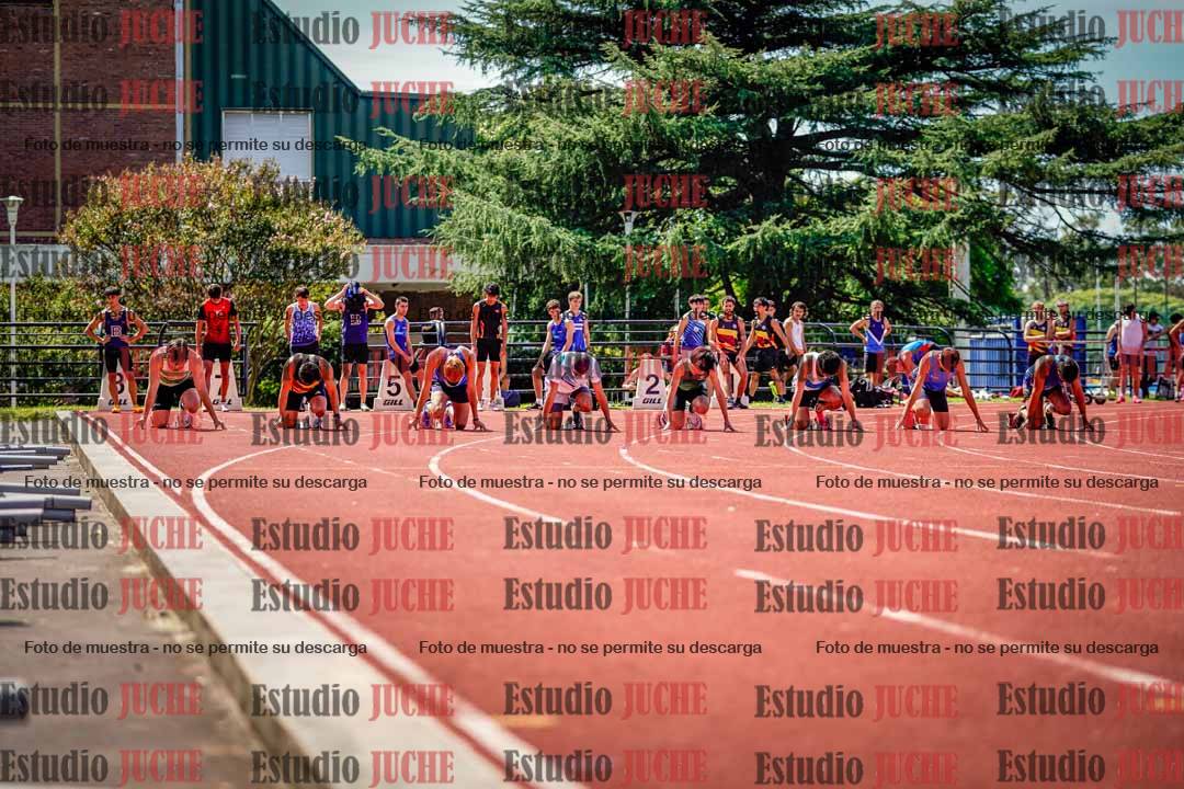 Fotos de los 100 m de varones