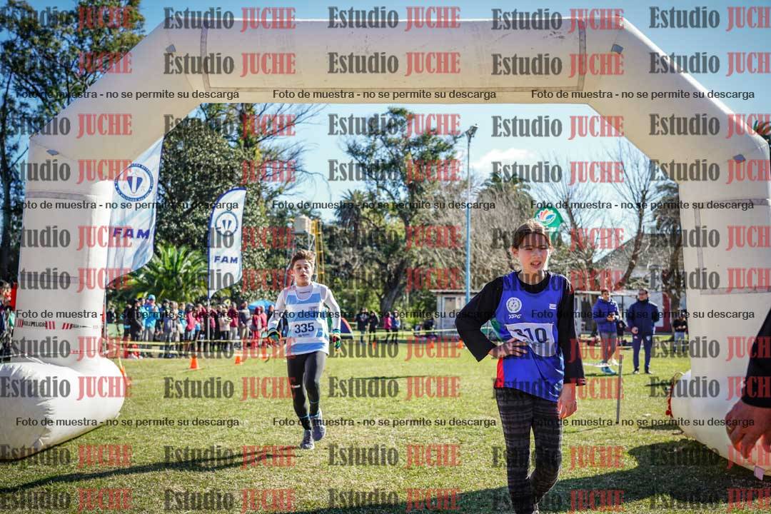 Fotos de la llegada del cross de 1500 m