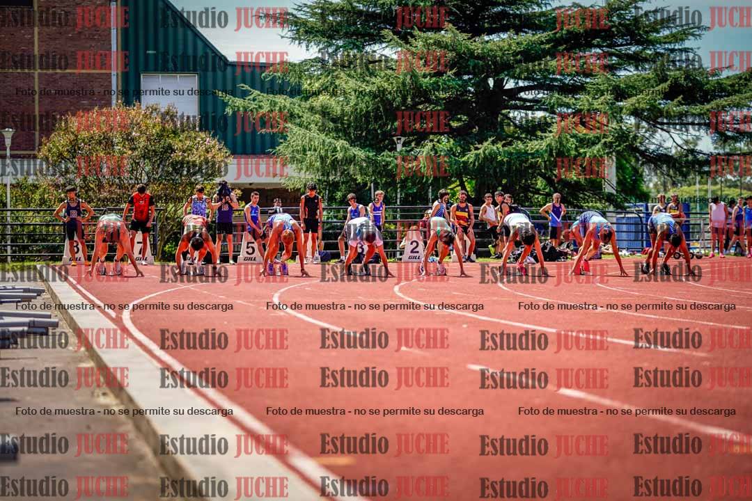 Fotos de los 100 m de varones
