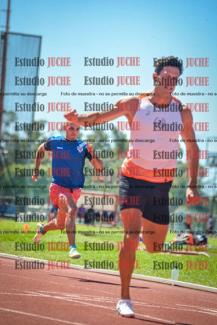 Fotos de los 100 m llanos de varones