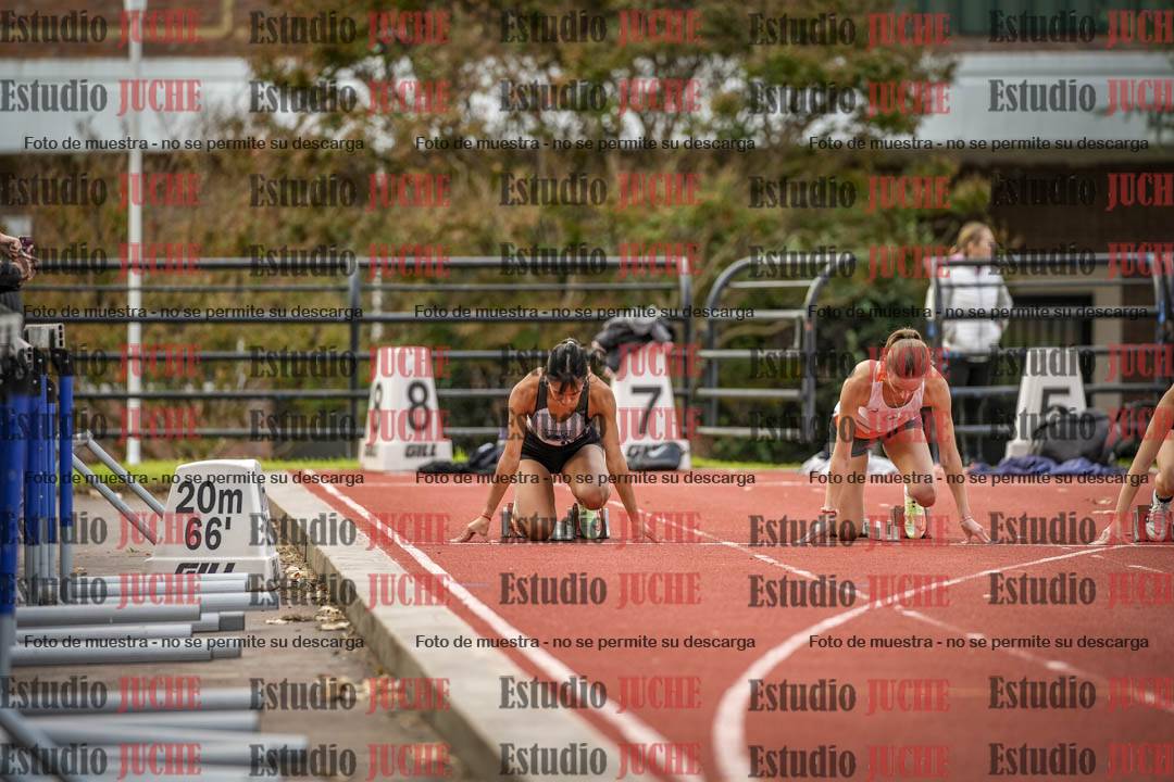 Fotos de los 100 m llanos de mujeres - FINAL