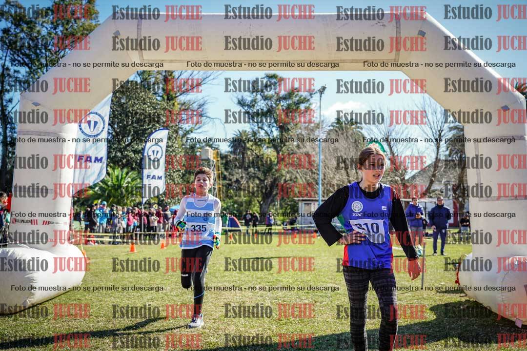Fotos de la llegada del cross de 1500 m