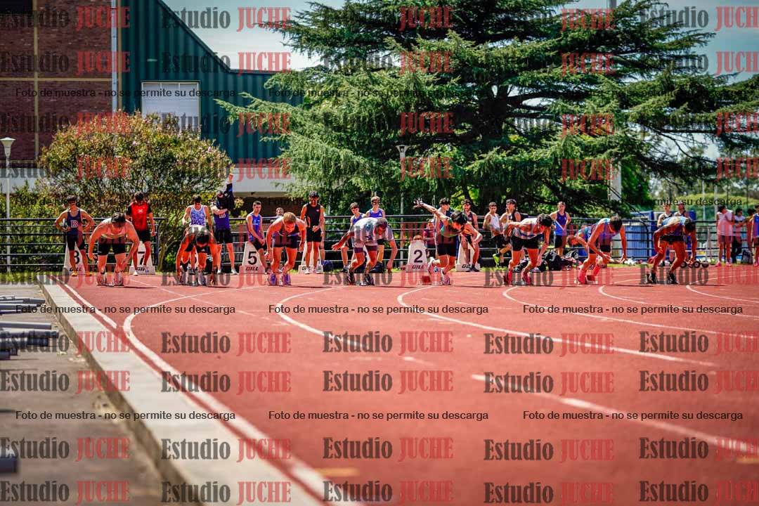 Fotos de los 100 m de varones