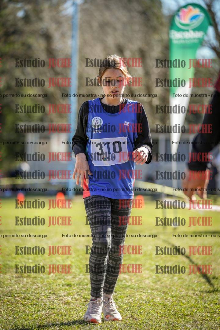 Fotos de la llegada del cross de 1500 m