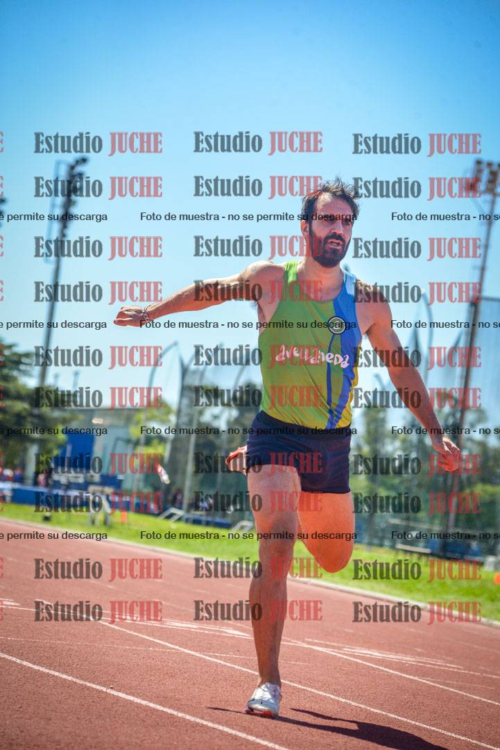 Fotos de los 100 m llanos de varones